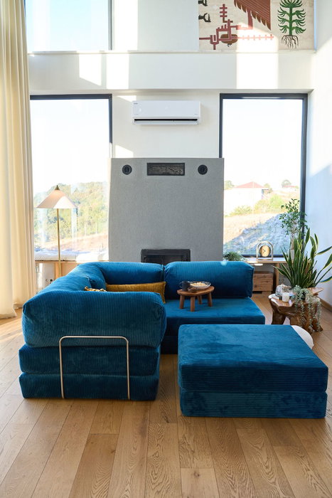 Atelier Del Sofa Kanyon - Indigo Sofá-Cama Esquinero